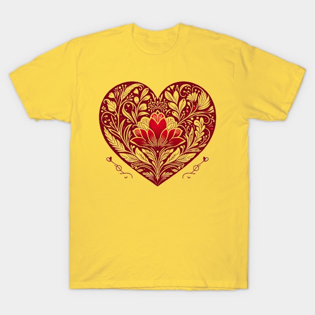 Romantic design T-Shirt by Wowcool